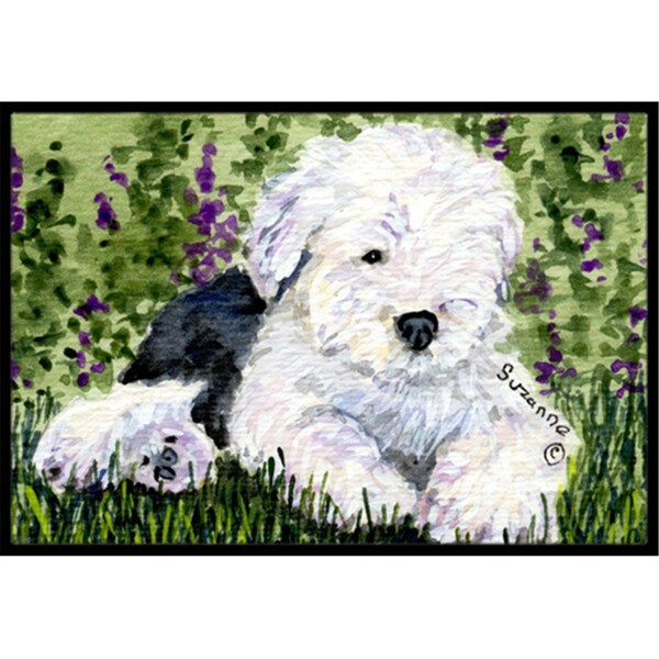 Carolines Treasures 18 x 27 in. Old English Sheepdog Indoor and Outdoor Doormat SS8840MAT - main